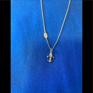 Vintage Juicy Couture gold pendant necklace